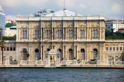 The opulent Dolmabahce Palace
